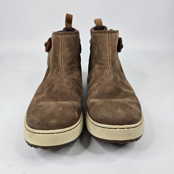 L.L. Bean Mountainside Toggle Brown Leather Boots Women's Size 9 - Picture 5 of 10